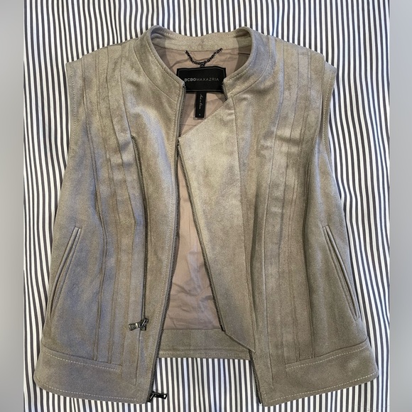 BCBGMaxAzria Faux Suède Vest - Picture 1 of 3